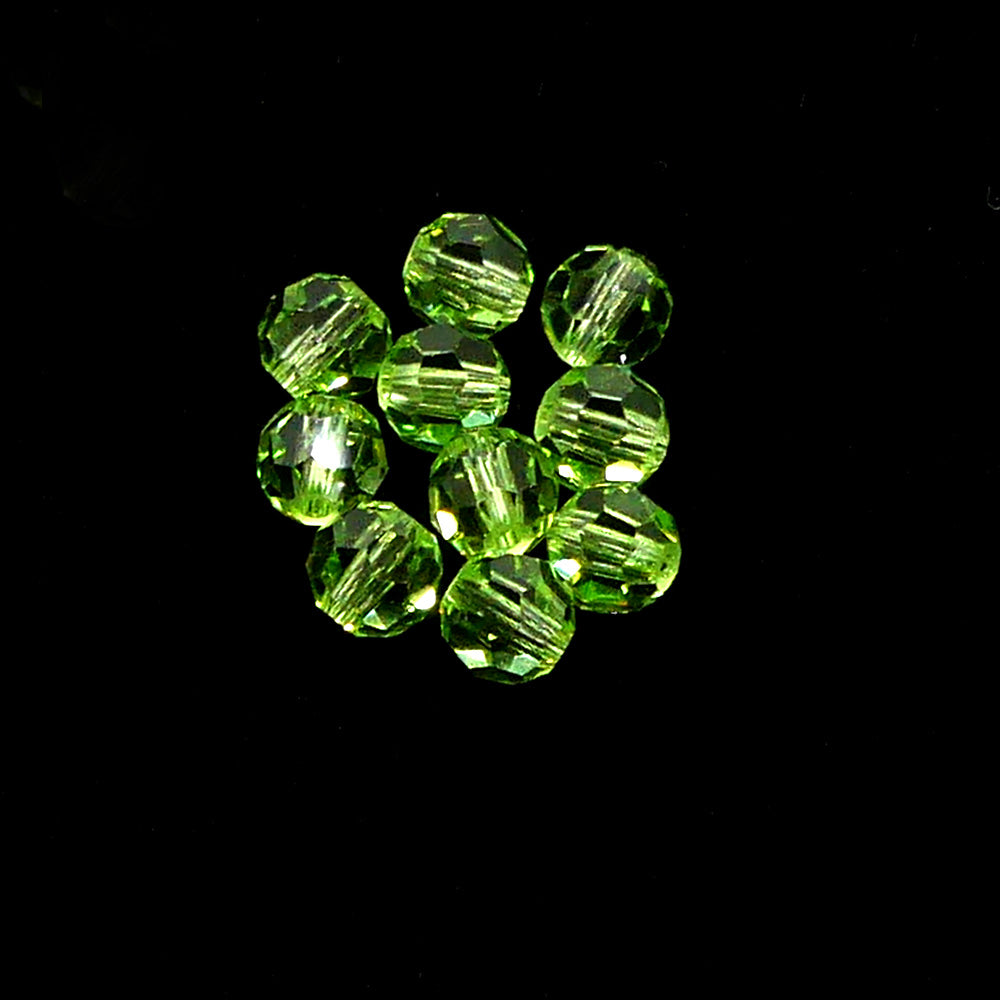 Ronde 4 -  Vert - Péridot (10 pces)
