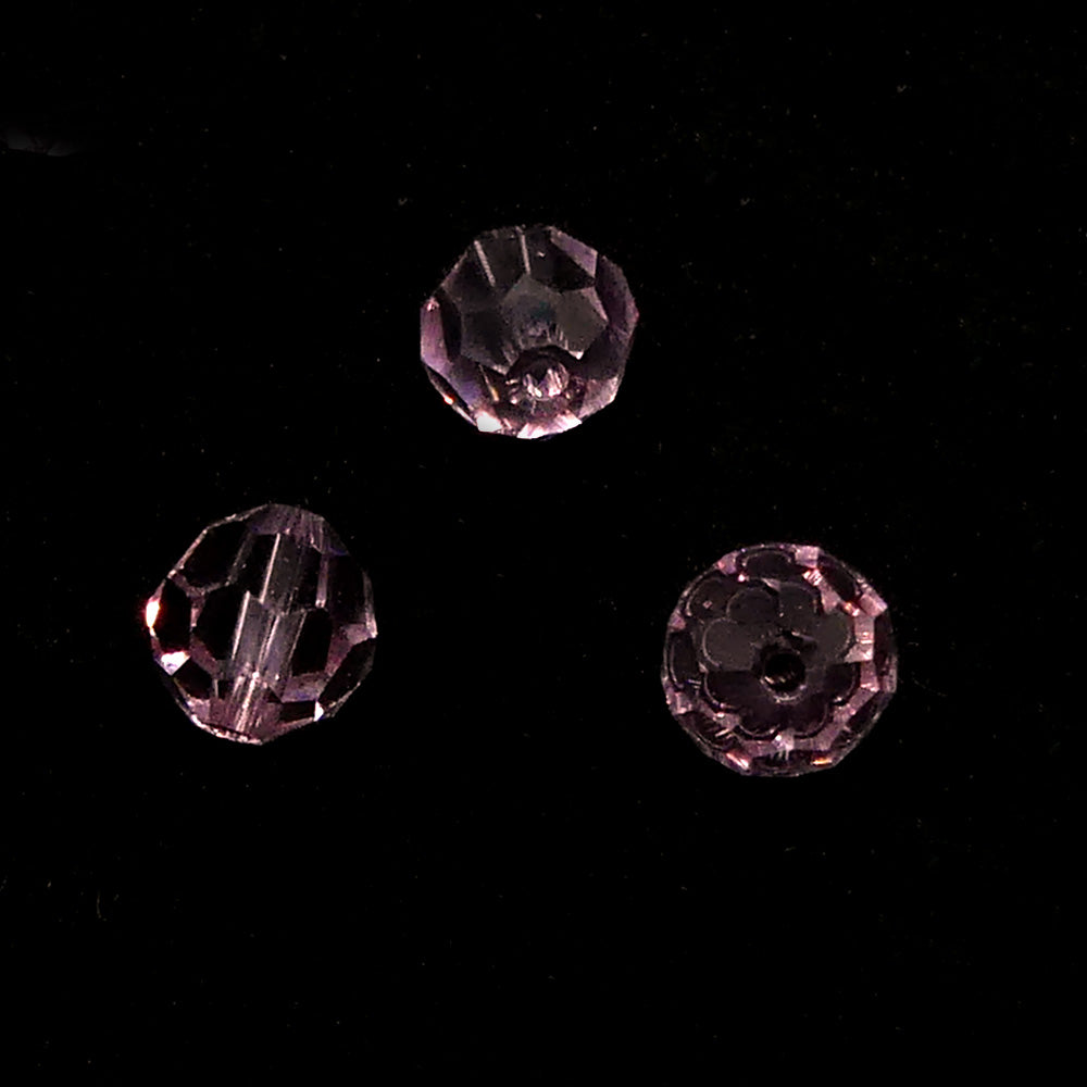 Ronde 6 - Améthyste clair (5 pces)