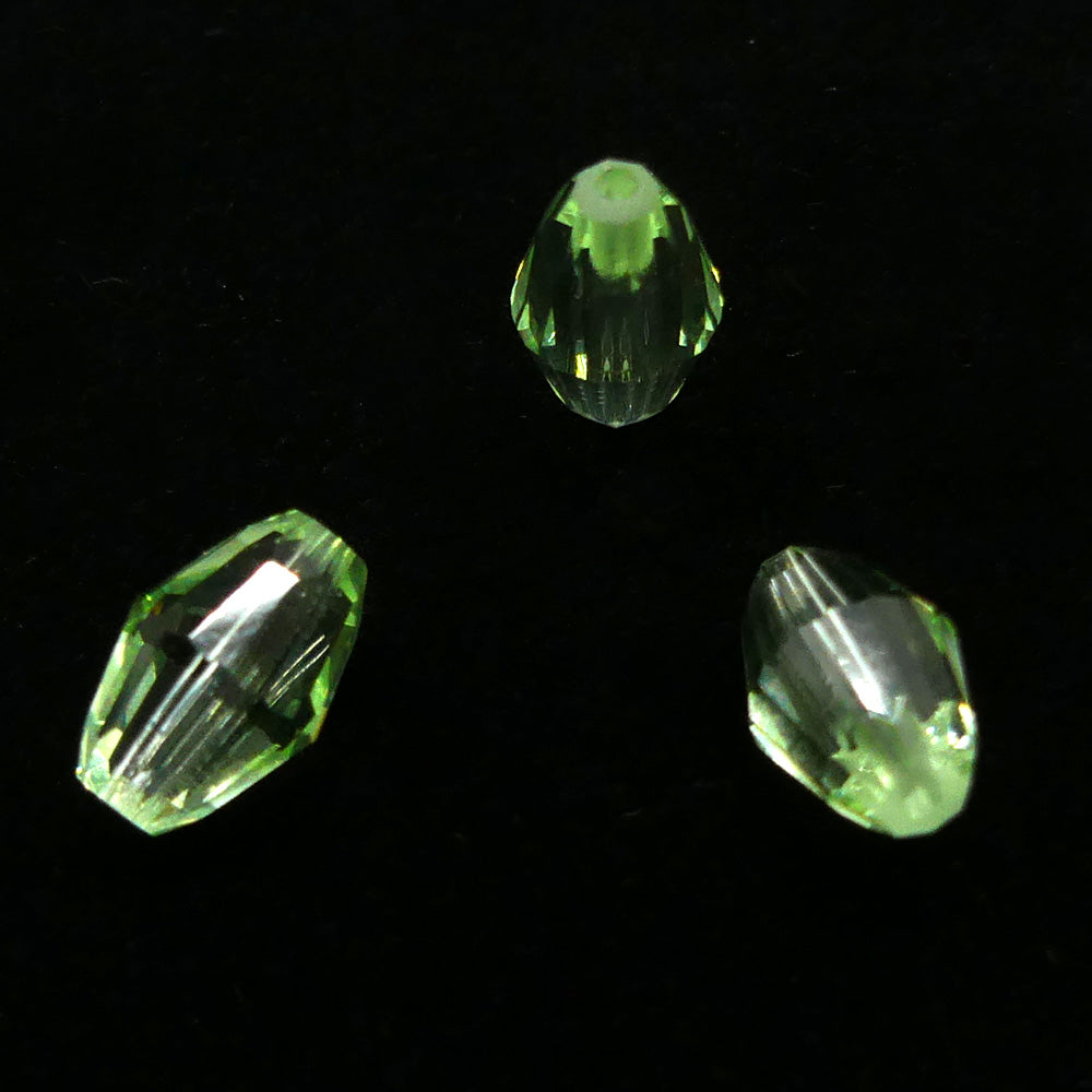 Grain de riz - Chrysolite (5 pces)