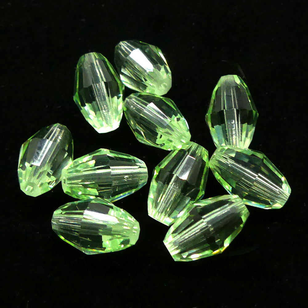 Grain de riz - Chrysolite (5 pces)