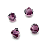 Bicone 4 - Amethyste (25 pces)