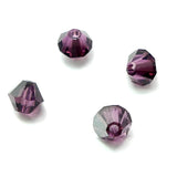 Bicone 4 - Amethyste Satin (25 pces)