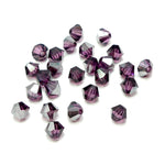 Bicone 4 - Amethyste Satin (25 pces)