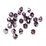 Bicone 4 - Amethyste Satin (25 pces)