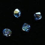 Bicone 4 - Aquamarine AB (25 pces)