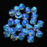 Bicone 4 - Aquamarine AB2x (25 pces)