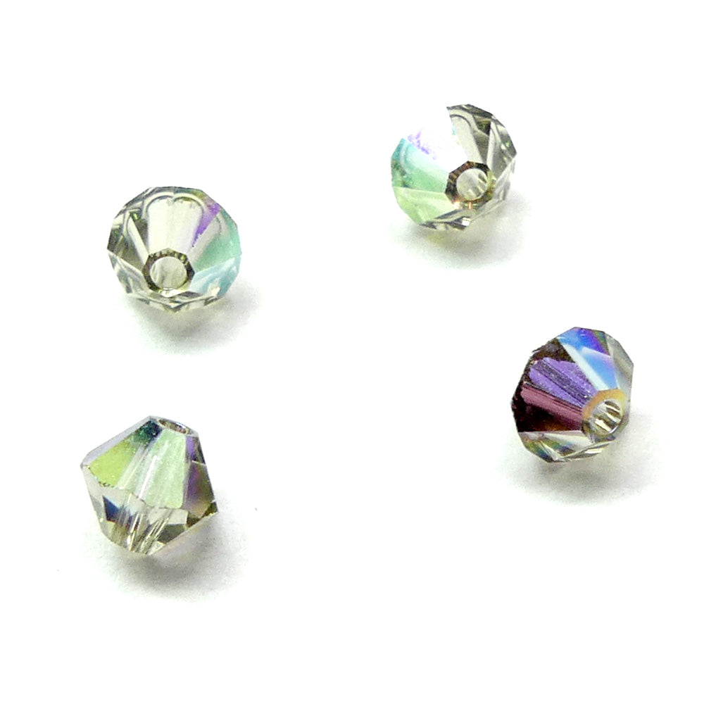 Bicone 4 - Diamant Noir AB (25 pces)