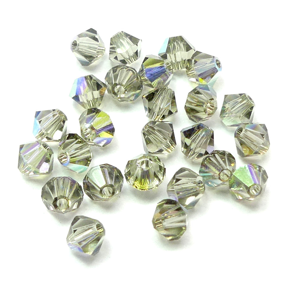 Bicone 4 - Diamant Noir AB (25 pces)