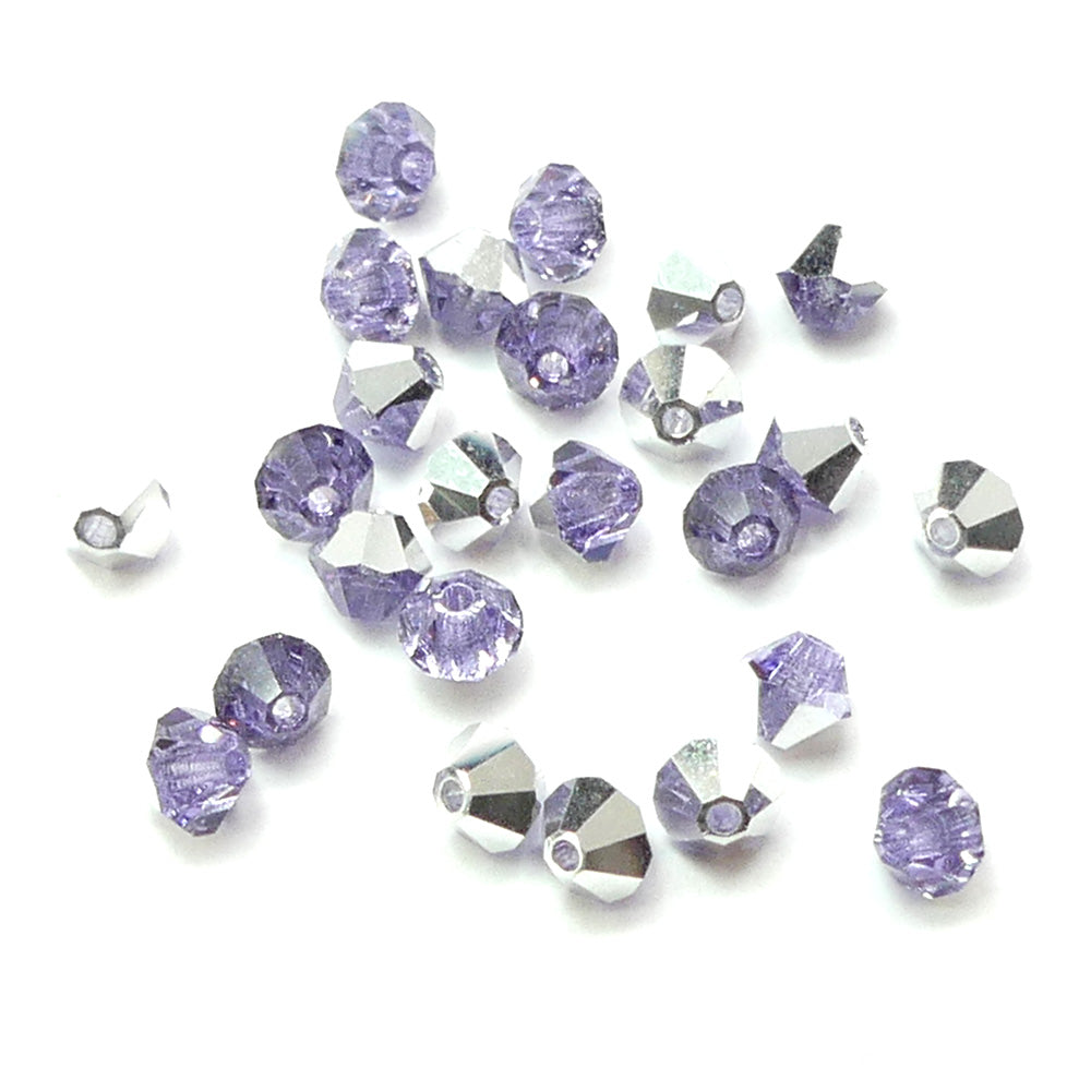 Bicone 4 - CAL Violette (25 pces)