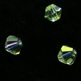 Bicone 4 - Chrysolite AB (25 pces)