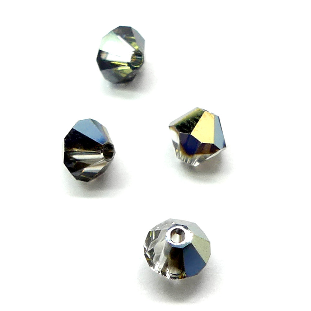 Bicone 4 - Cristal de Tabac (25 pces)