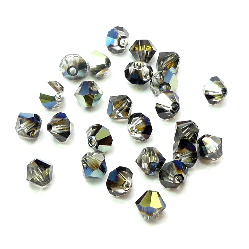 Bicone 4 - Cristal de Tabac (25 pces)