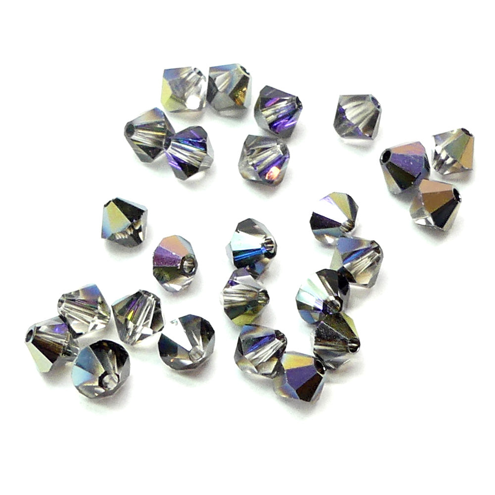 Bicone 4 - Héliotrope AB (25 pces)