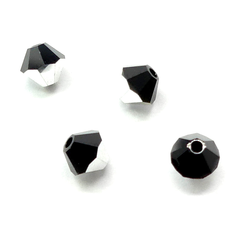 Bicone 4 - Jet CAL (25 pces)