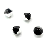 Bicone 4 - Jet CAL (25 pces)