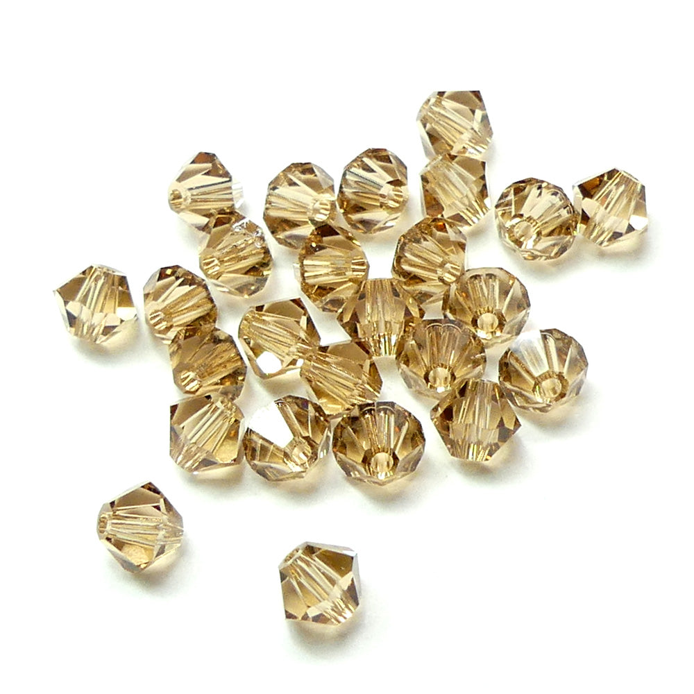 Bicone 4 - Topaze Couleur Claire (25 pces)