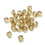 Bicone 4 - Topaze Couleur Claire (25 pces)