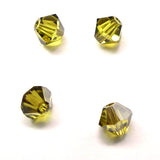 Bicone 4 - Topaze Satin Claire (25 pces)