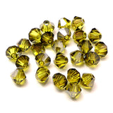 Bicone 4 - Topaze Satin Claire (25 pces)