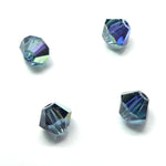 Bicone 4 - Bleu Montana AB (25 pces)