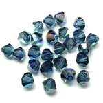 Bicone 4 - Bleu Montana AB (25 pces)