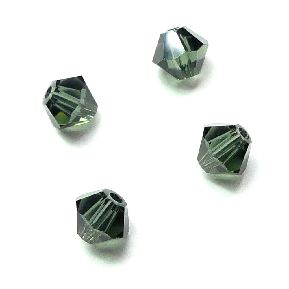 Bicone 4 - Morion (25 pces)