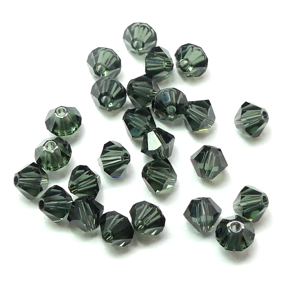 Bicone 4 - Morion (25 pces)