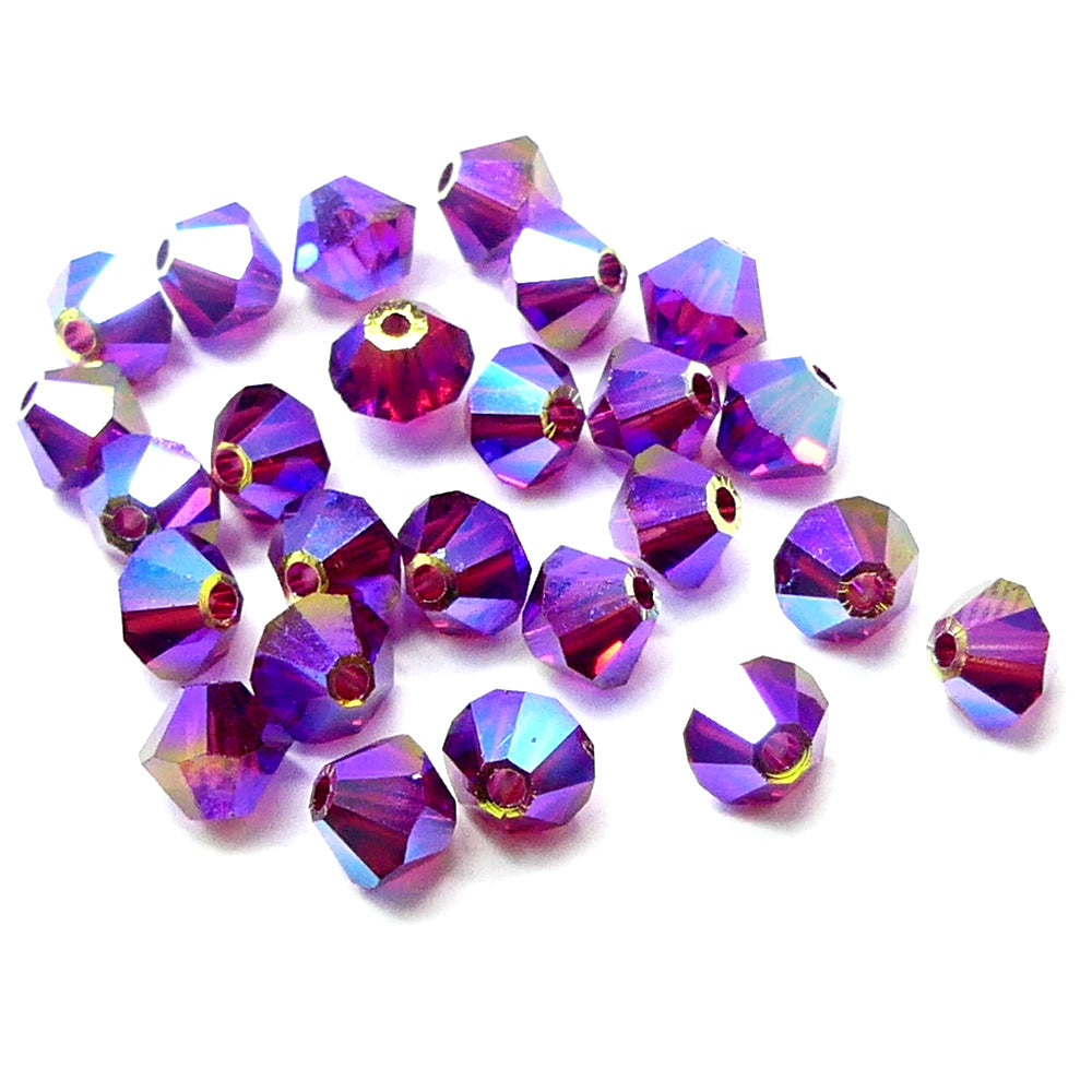 Bicone 4 - Rubis AB2x (25 pces)