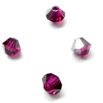 Bicone 4 - Rubis Satin (25 pces)