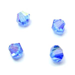 Bicone 4 - Saphir AB (25 pces)