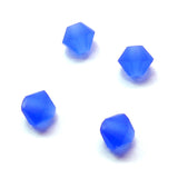 Bicone 4 - Saphir Mat (25 pces)