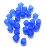 Bicone 4 - Saphir Mat (25 pces)