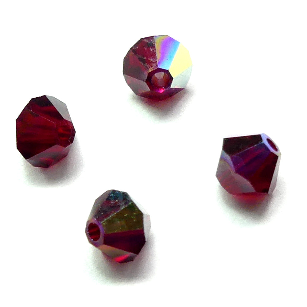 Bicone 4 - Siam AB (25 pces)