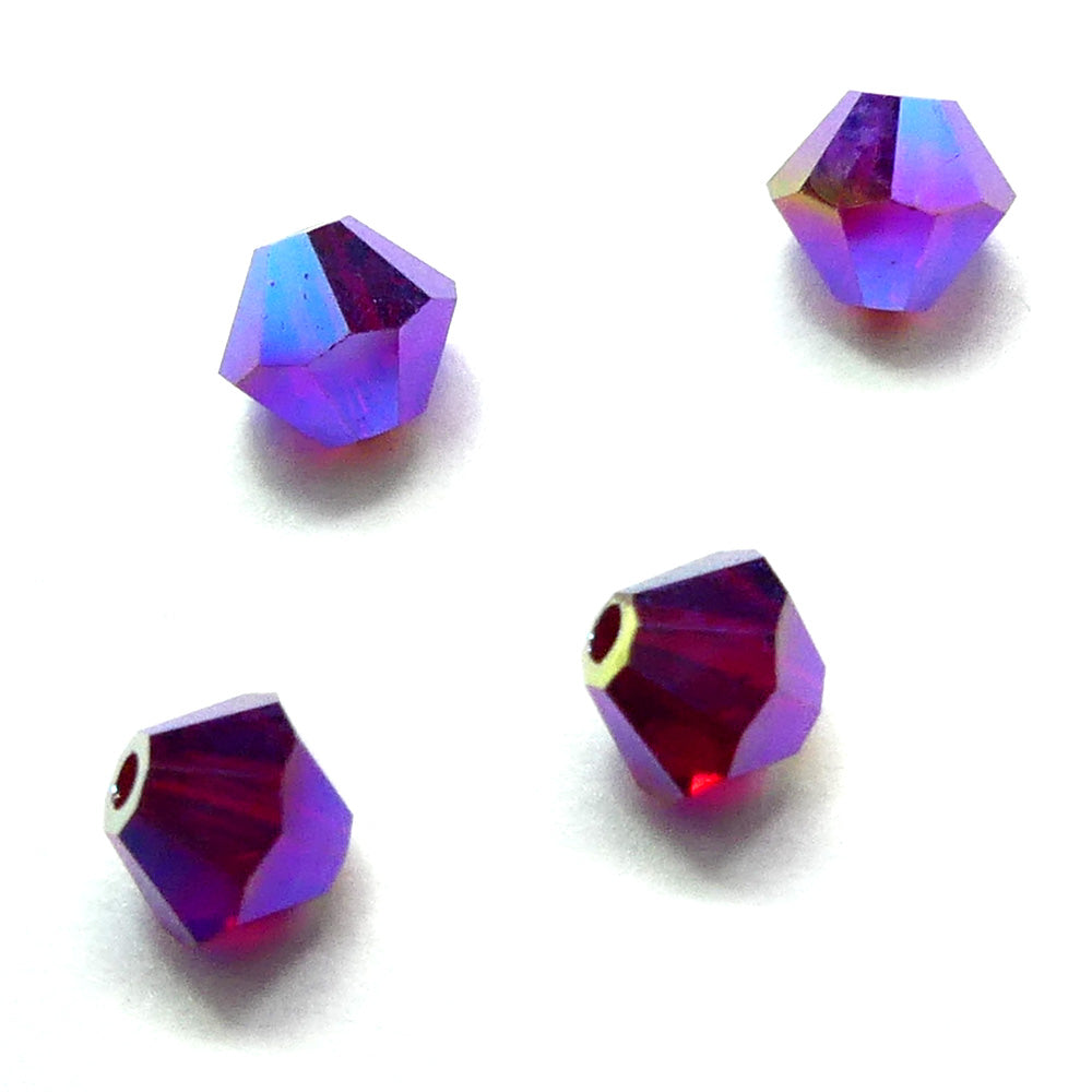 Bicone 4 - Siam AB2x (25 pces)