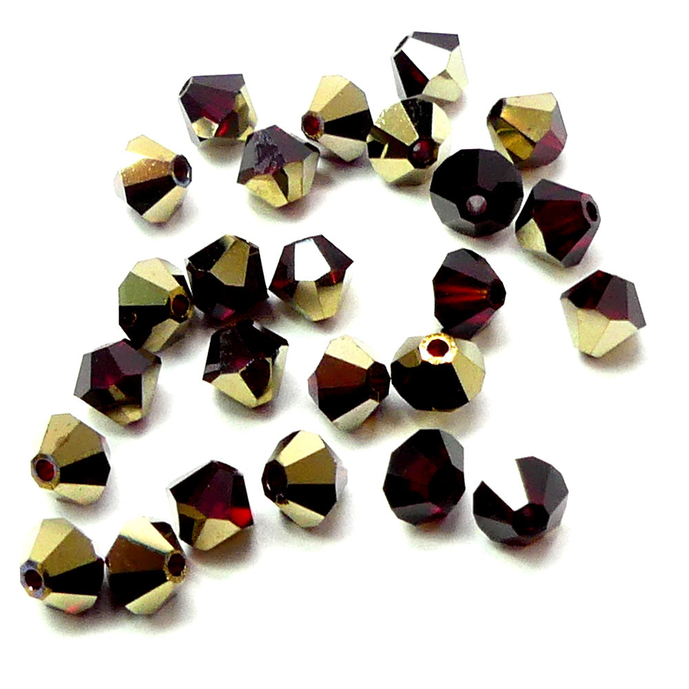 Bicone 4 - Siam Dorado (25 pces)