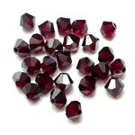 Bicone 4 - Siam Satin (25 pces)