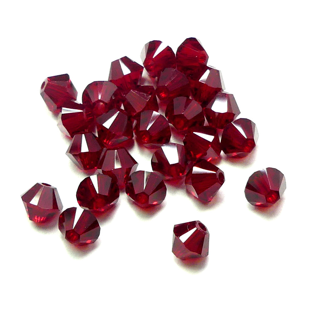 Bicone 4 - Siam (25 pces)