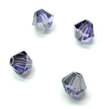 Bicone 4 - Tanzanite Satin (25 pces)