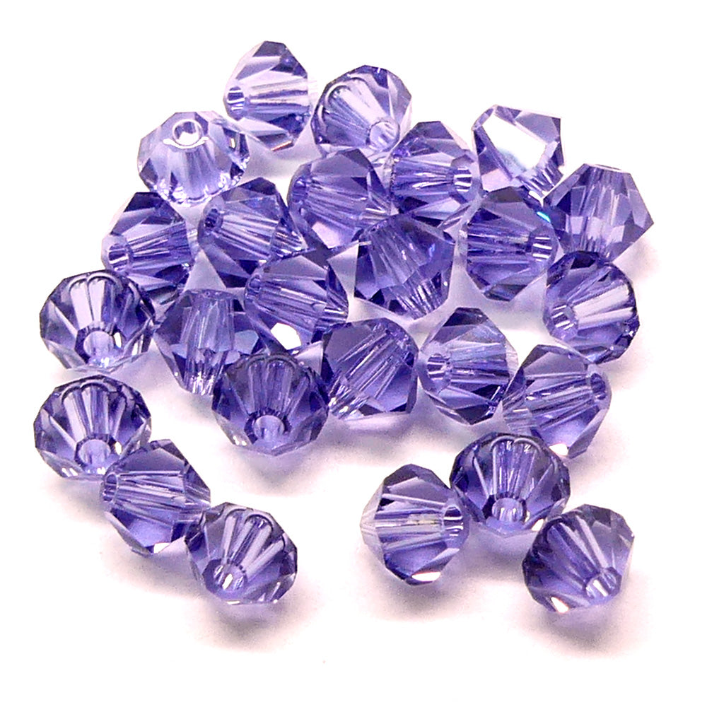 Bicone 4 - Tanzanite (25 pces)