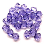 Bicone 4 - Tanzanite (25 pces)