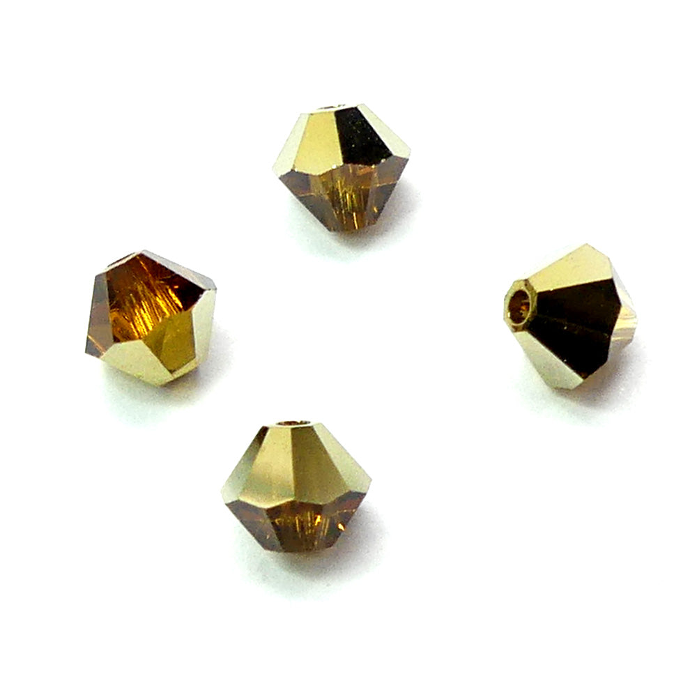 Bicone 4 - Topaze Dorado (25 pces)