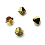 Bicone 4 - Topaze Dorado (25 pces)