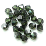 Bicone 4 - Tourmaline  Satin (25 pces)