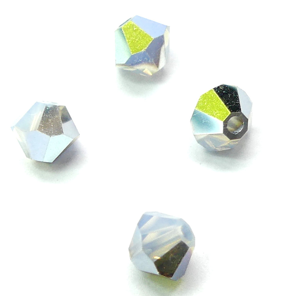 Bicone 4 - Blanc Opal Star Shine (25 pces)