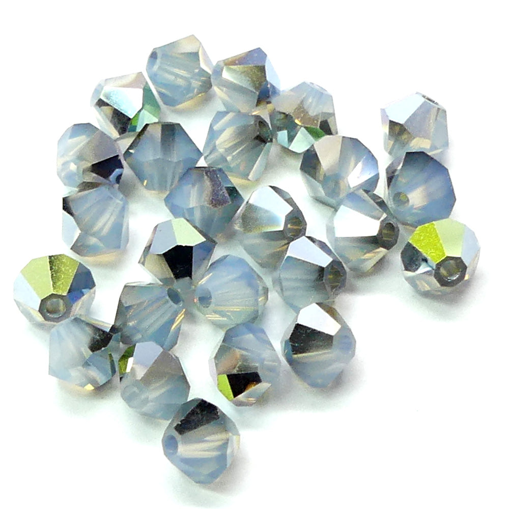 Bicone 4 - Blanc Opal Star Shine (25 pces)