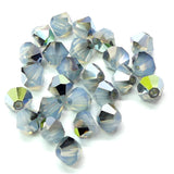 Bicone 4 - Blanc Opal Star Shine (25 pces)