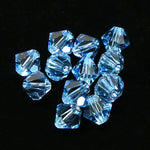 Bicone 6 - Aquamarine (12 pces)