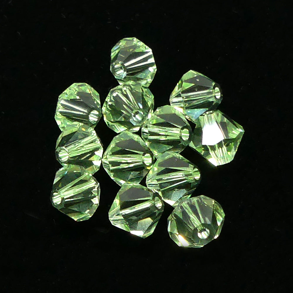 Bicone 6 - Chrysolite (12 pces)