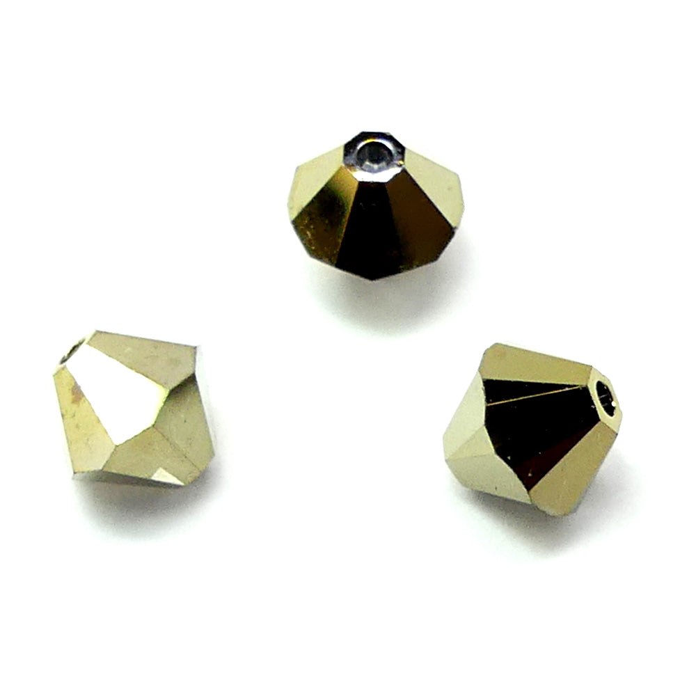 Bicone 6 - Crystal Dorado 2x (12 pces)