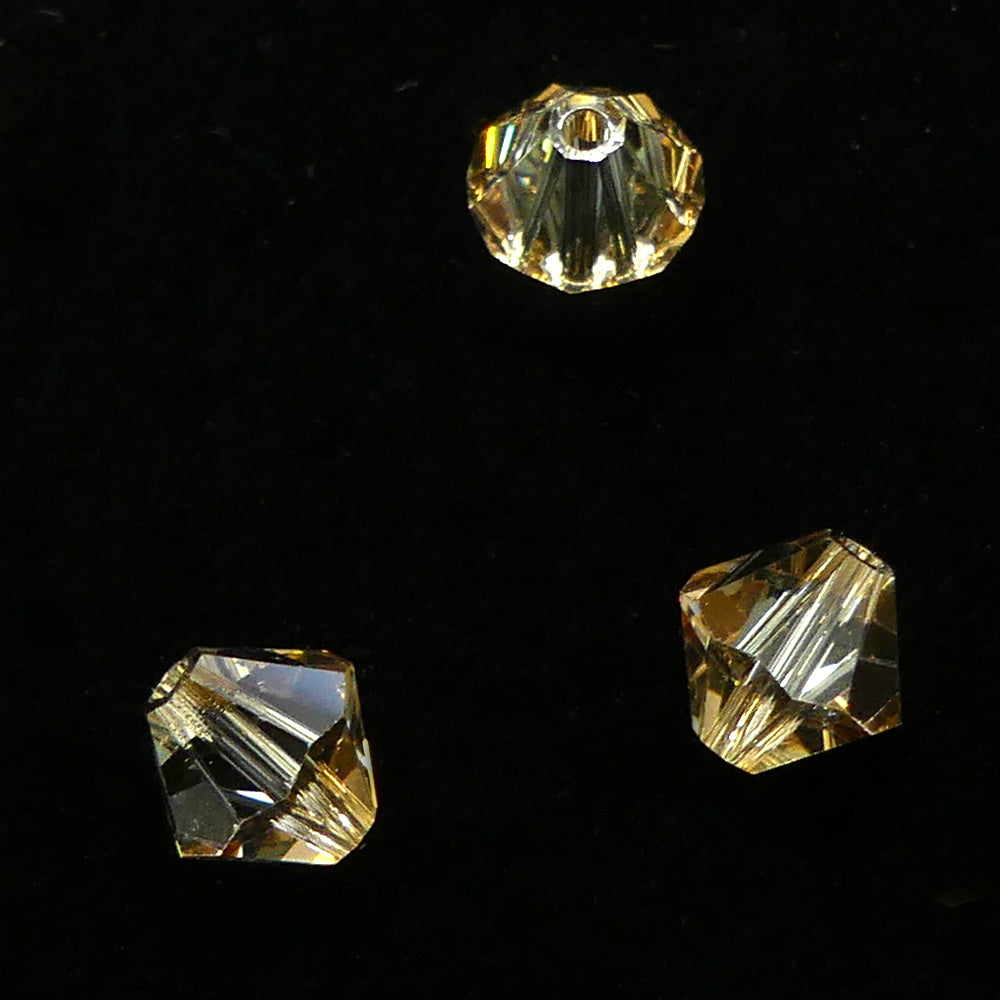 Bicone 6 - Crystal Golden Shadow (12 pces)